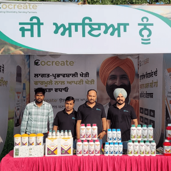 Farmer buying cocreate products
